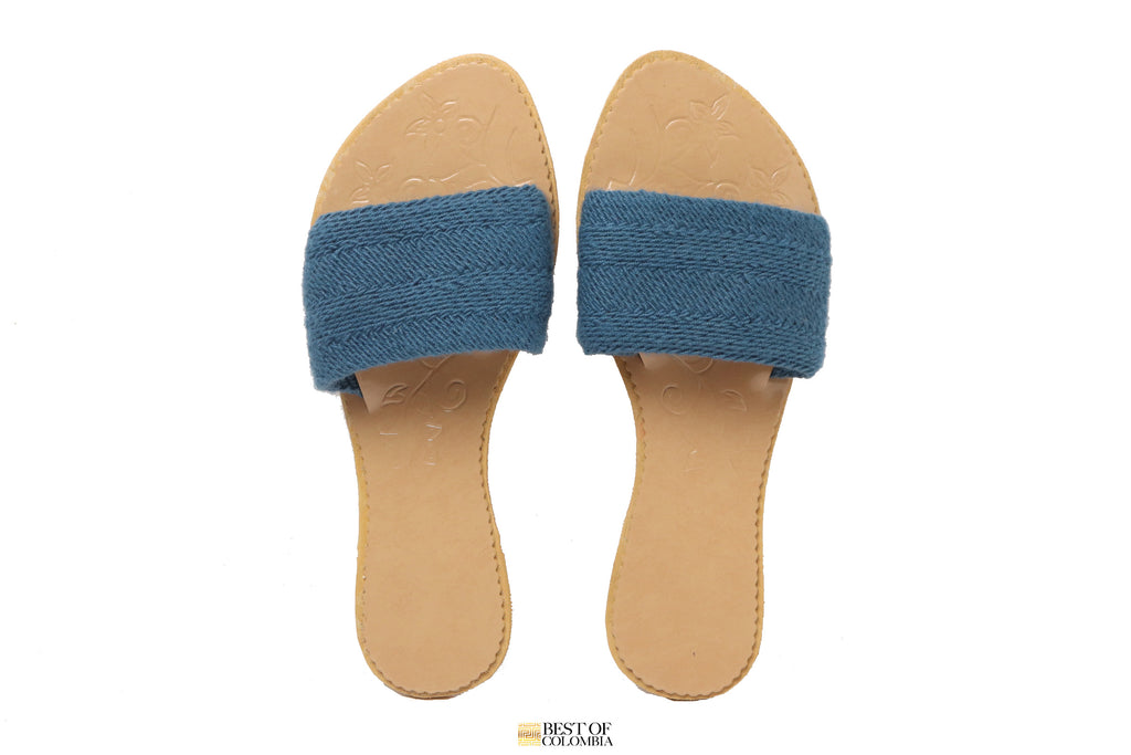 Blue Jean Wayuu Sandals - Best of Colombia
