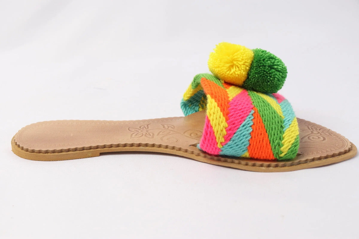 Colorfull Pompom Sandal - Best of Colombia