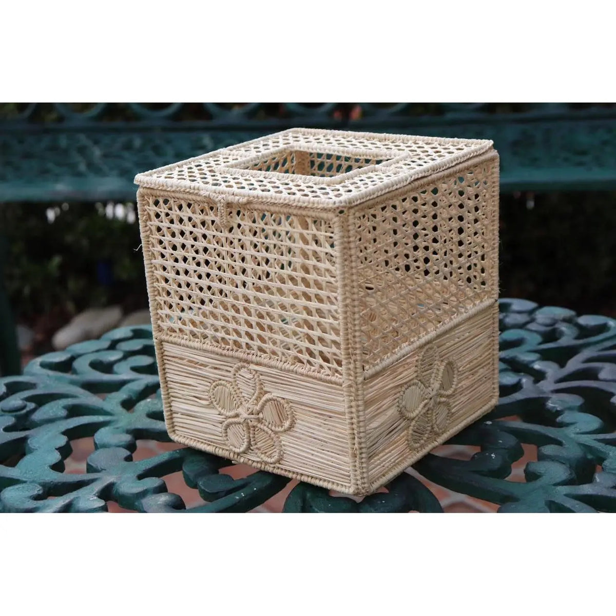 Flower iraca Tissue Box - Best of Colombia