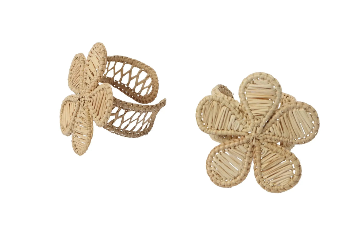Daisy Iraca Napkin Ring - 100% handmade - Best of Colombia