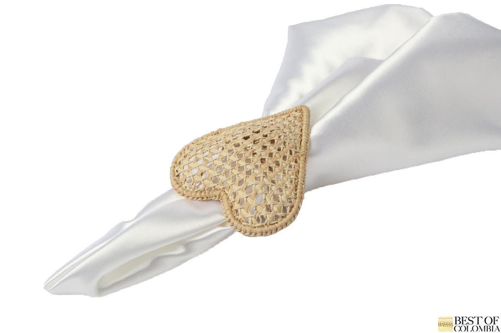 Big Heart Iraca Napkin Ring - Best of Colombia