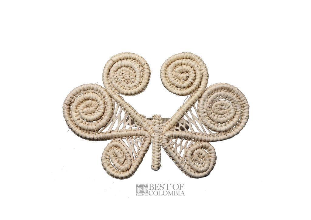 Dragonfly iraca / Raffia Napkin Ring - Best of Colombia