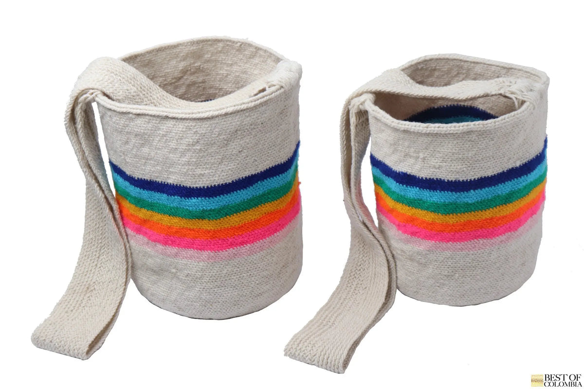 Rainbow Wool Handwoven Bag - Best of Colombia