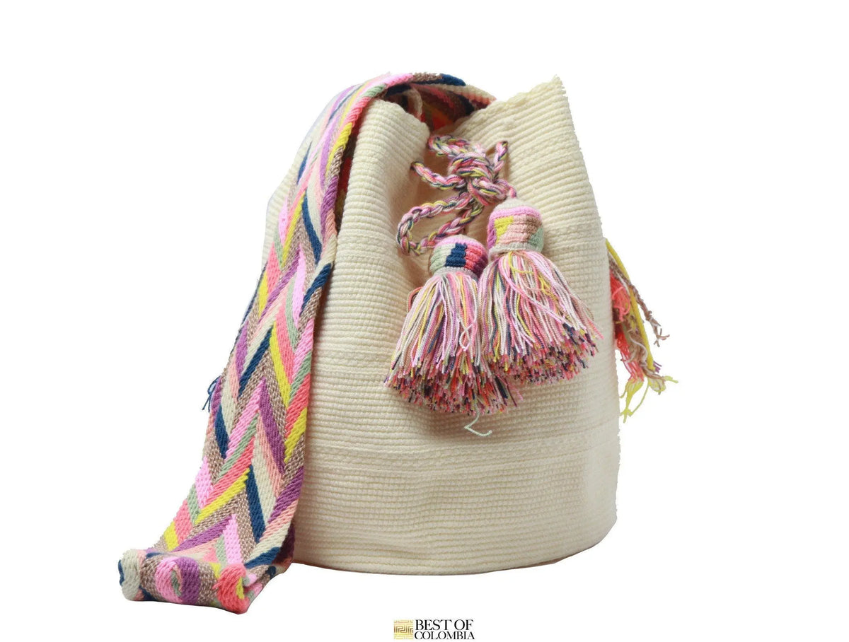 Light Yellow Wayuu Bag - Best of Colombia