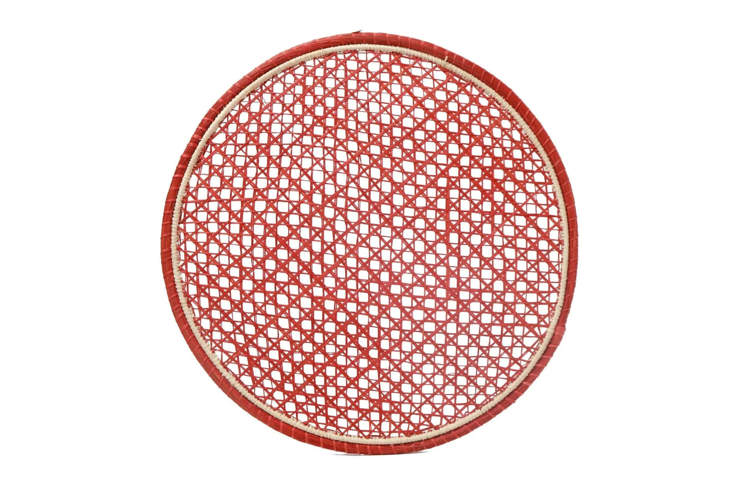 Round Iraca palm Placemat- Holiday Edition - Best of Colombia