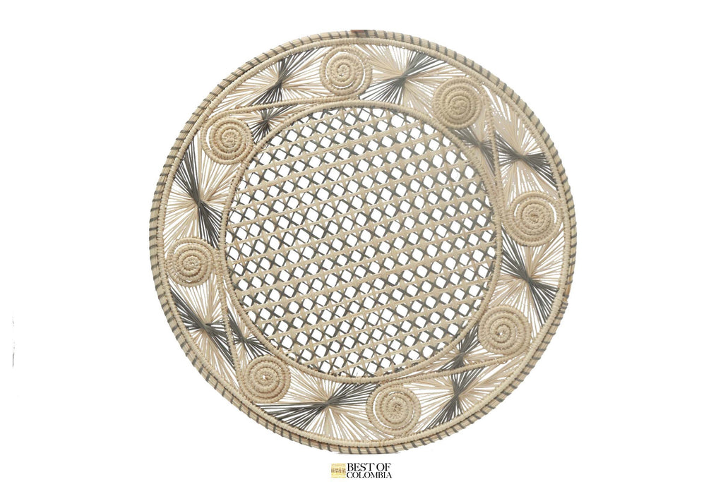 Gray Caracol Placemat - Best of Colombia