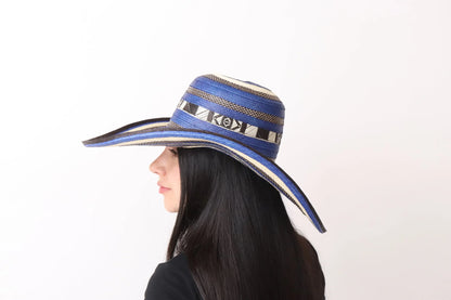 Blue Sombrero Vueltiao Hat Bestofcolombia1