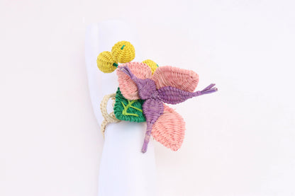 Blossom Iraca Napkin Rings Best of Colombia
