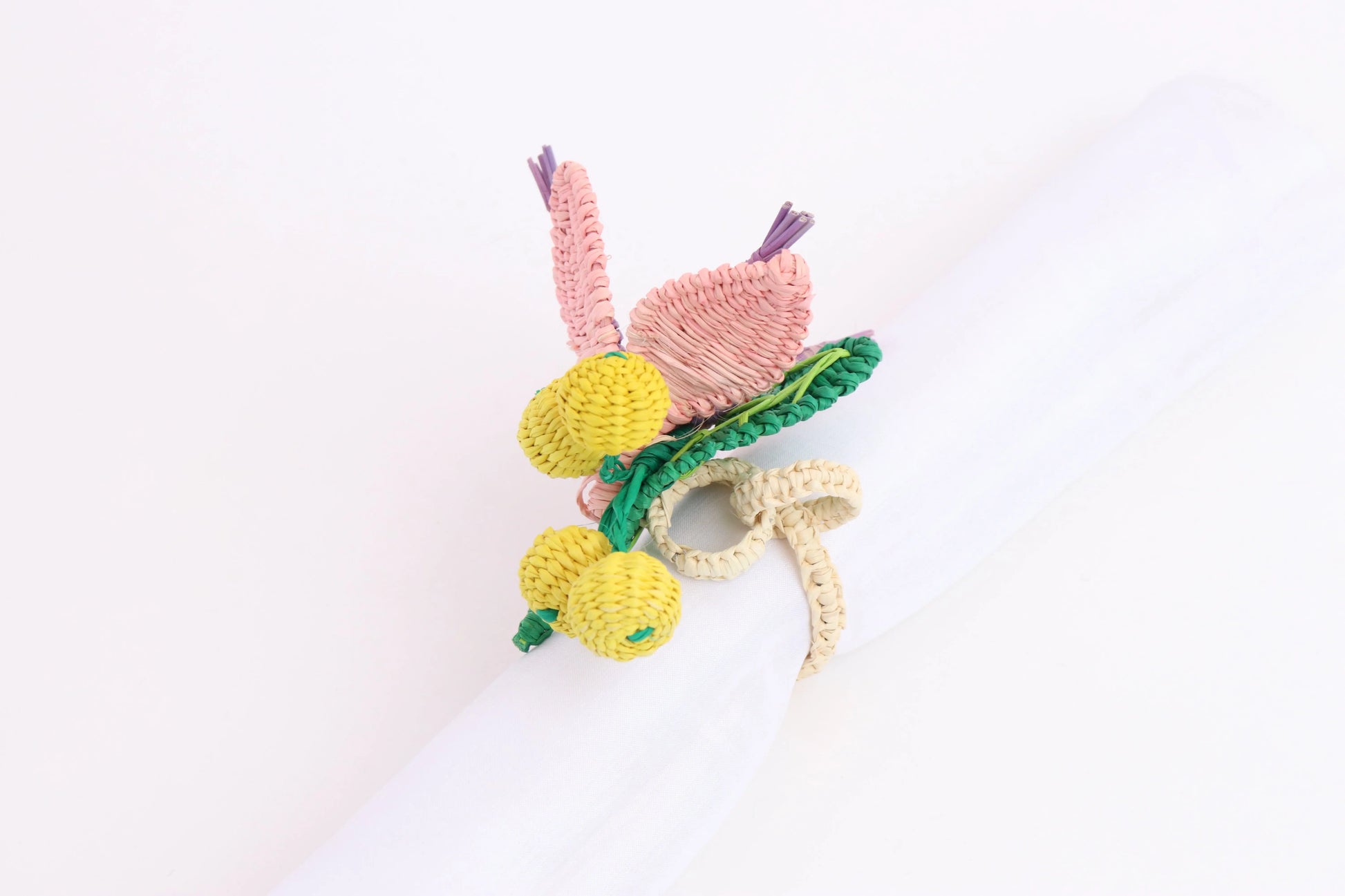 Blossom Iraca Napkin Rings Best of Colombia
