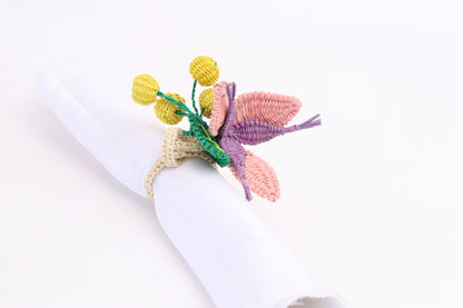 Blossom Iraca Napkin Rings Best of Colombia