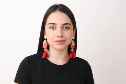Red Fish Earrings Bestofcolombia1