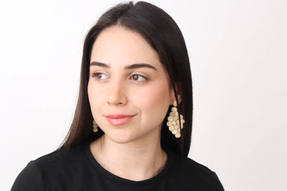 Natural Color Diamons Iraca/Raffia Earrings Best of Colombia