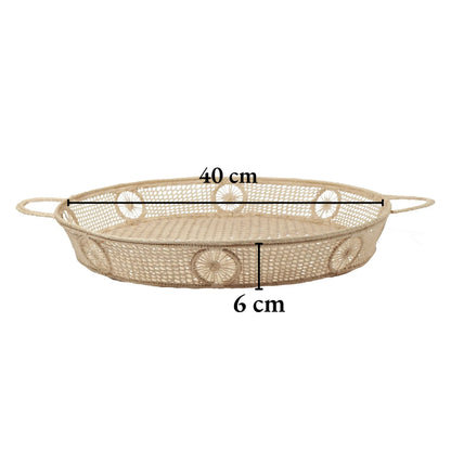 Iraca/Straw Sol Round Tray Bestofcolombia1
