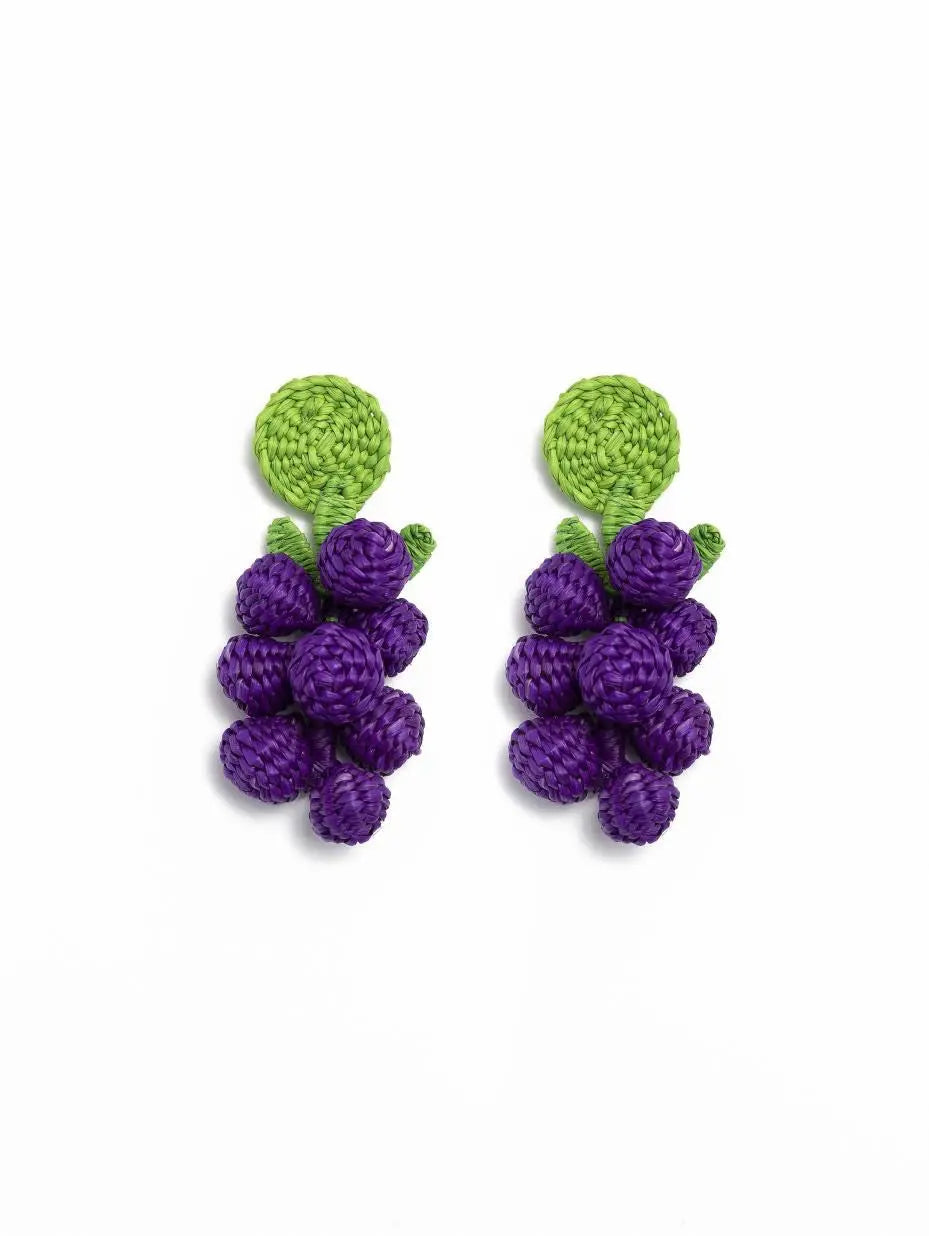Grape Earrings Bestofcolombia1