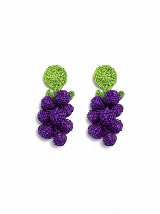 Grape Earrings Bestofcolombia1