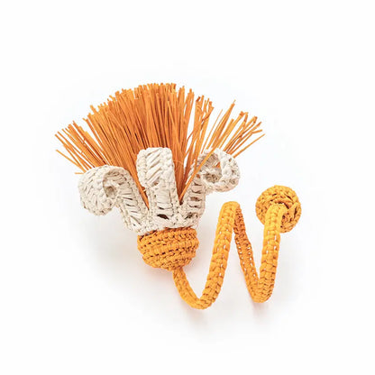 Mustard Jasmine Raffia Napkin Ring Bestofcolombia1