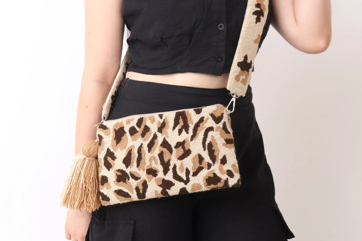 Animal Print Clutch + Removable Strap Best of Colombia