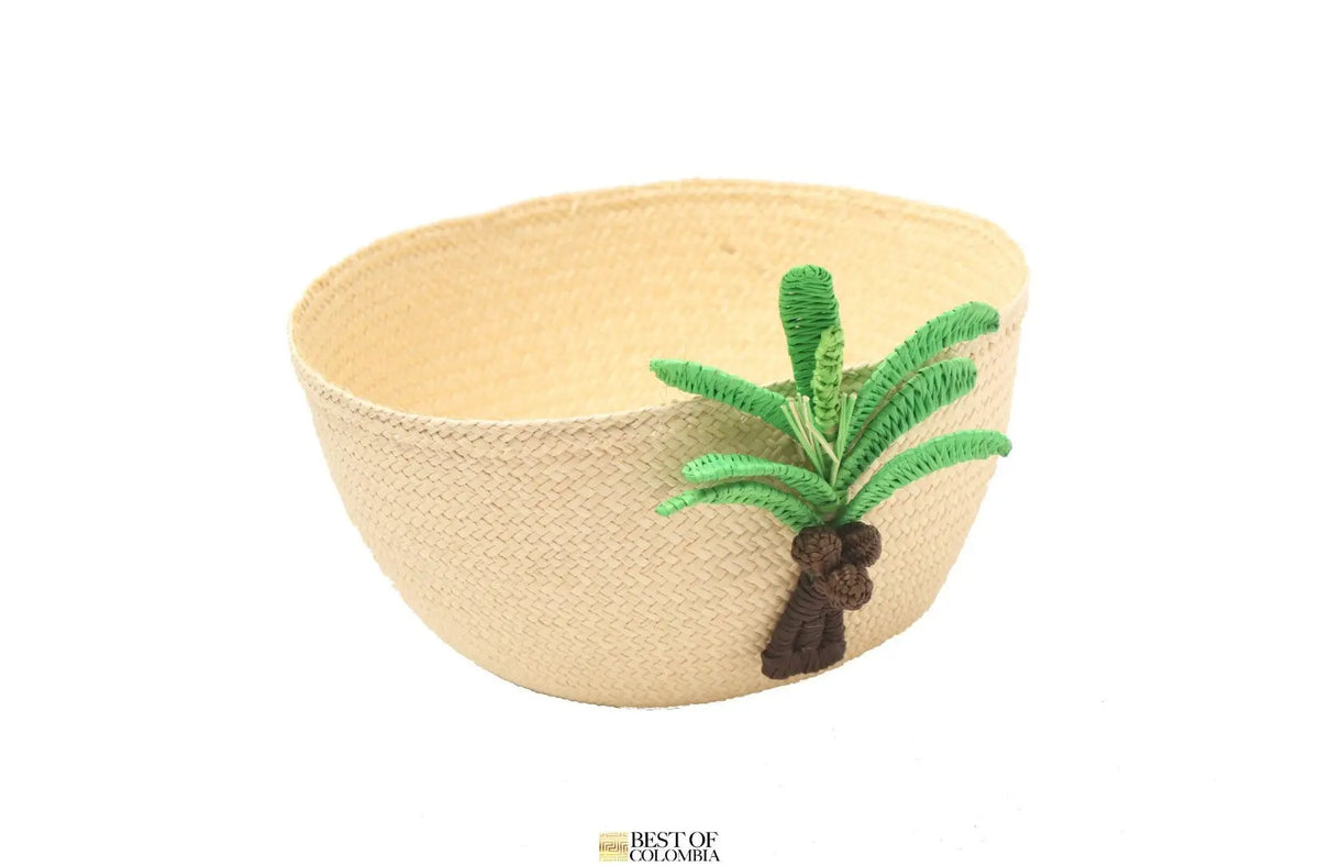 Lobster & Palm baskets/bowls Iraca Raffia Bestofcolombia1