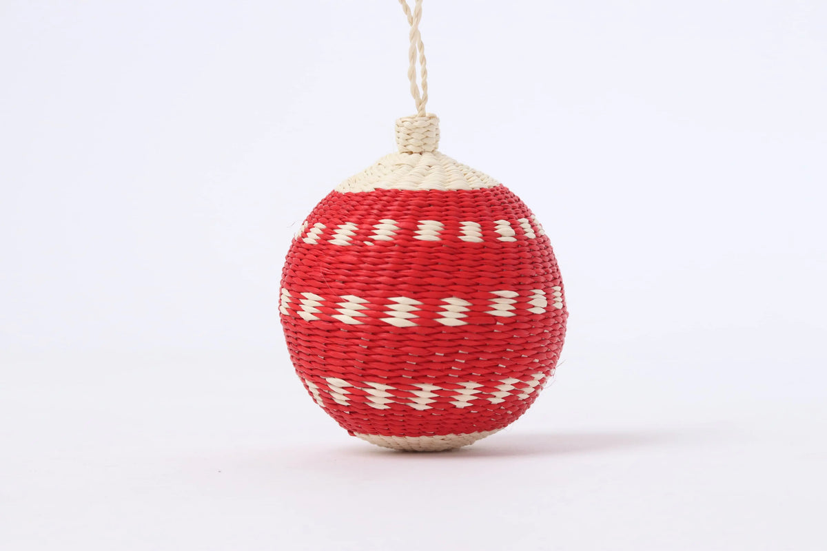 Holiday Raffia Ornament Balls- Medium plus Bestofcolombia1