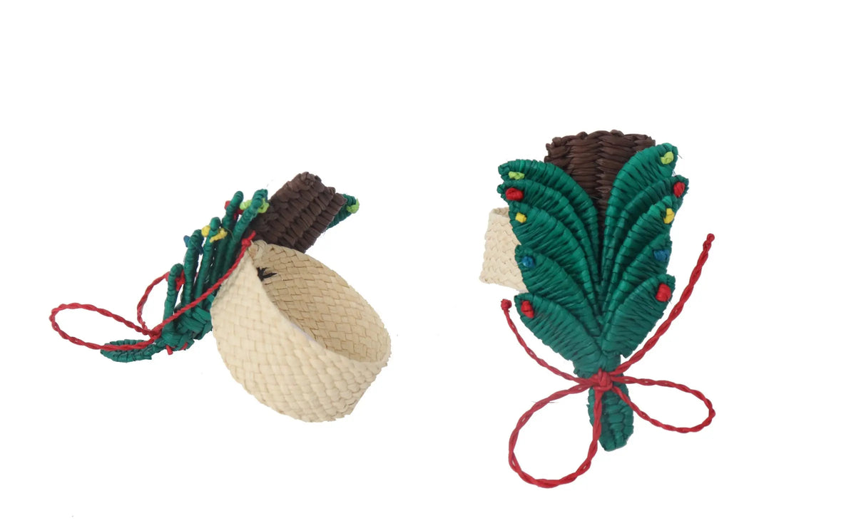 Tree Iraca Napkin Rings - Holiday Edition Bestofcolombia1