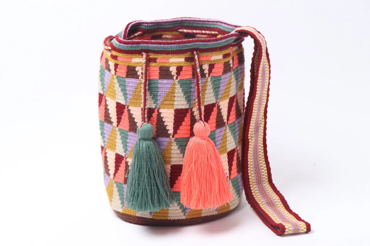 Premium Wayuu Mochila Bag - Large Best of Colombia