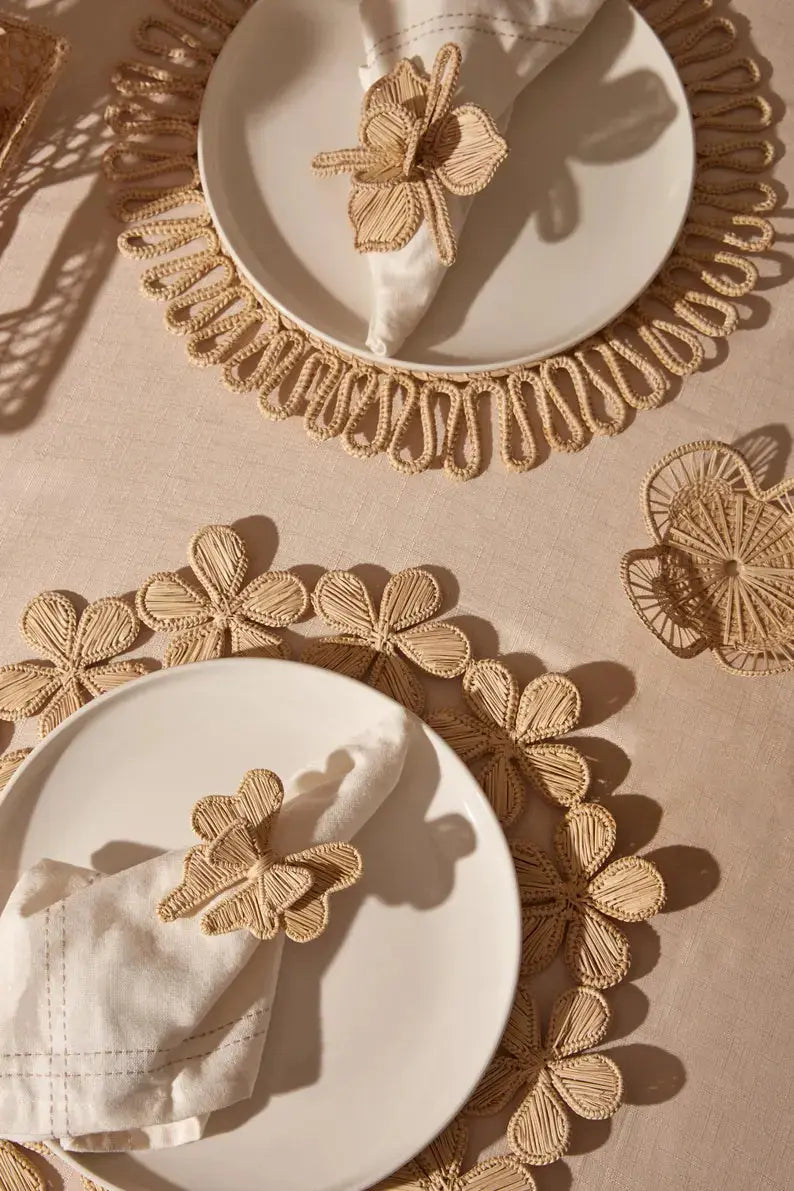 Natural Swirls Placemat Set of 2 Best of Colombia