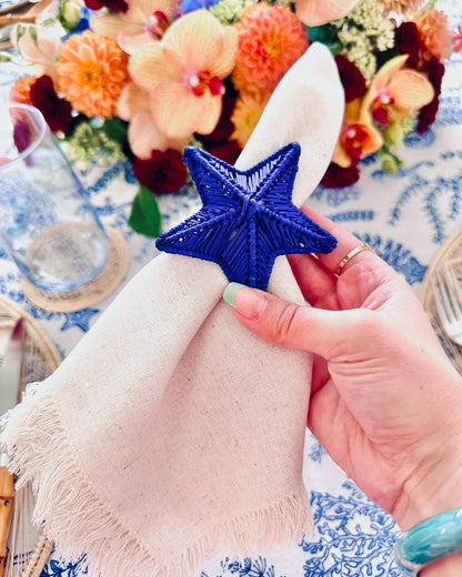 Starfish Iraca Napkin ring