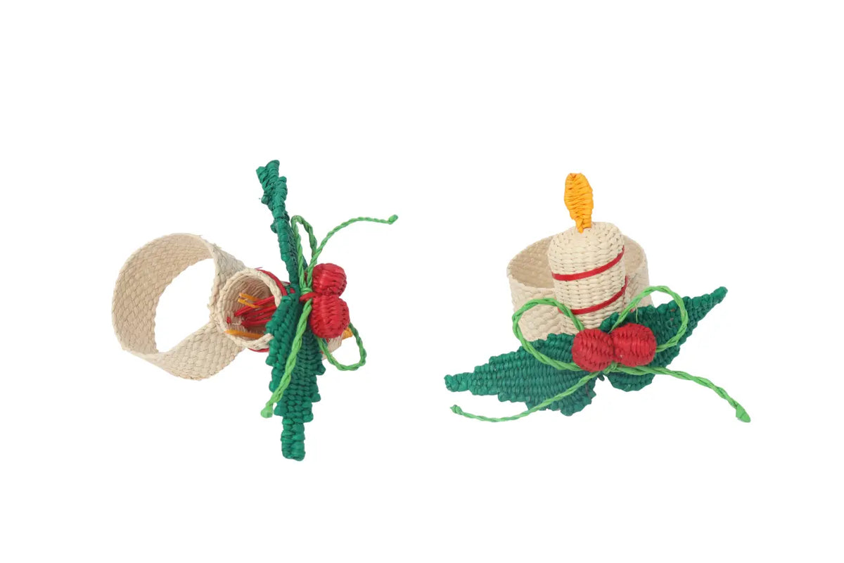 Bell Iraca Napkin Rings - Holiday Edition Bestofcolombia1