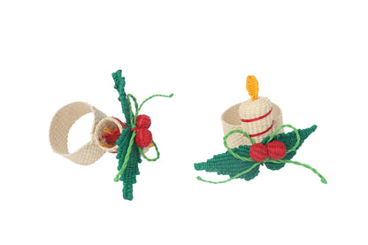 Bell Iraca Napkin Rings - Holiday Edition Bestofcolombia1