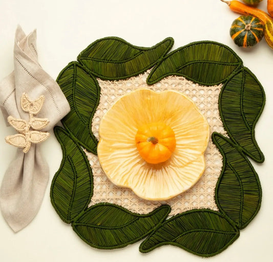 Leaf Raffia Placemat - Limited Edition Bestofcolombia1