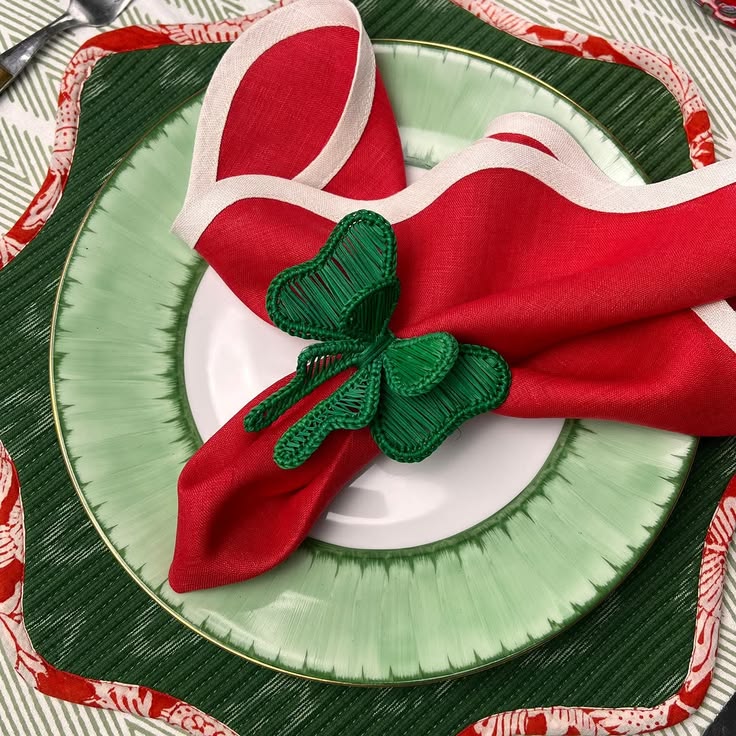 Colorfull Bow Tie Napkin ring