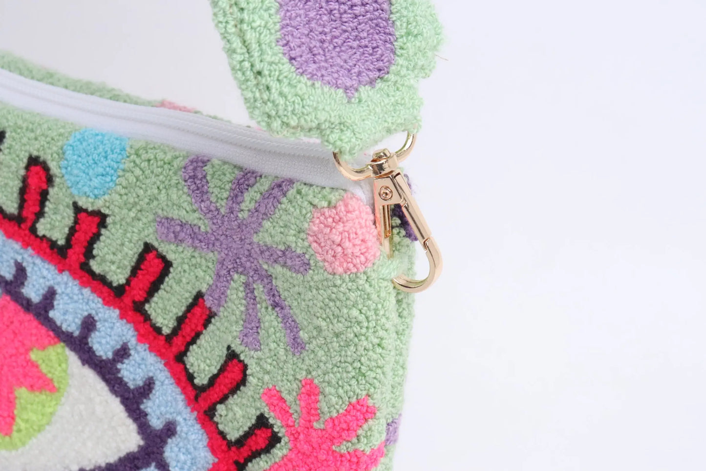 Joyful Lime Eye Clutch - Limited Edition Best of Colombia