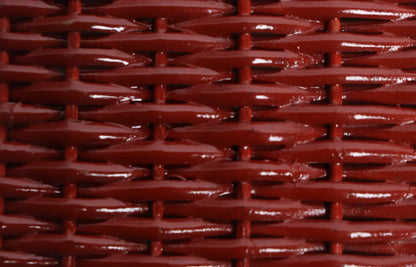 Round Braided Wicker/Rattan Urn & Pedestal handwoven Best of Colombia
