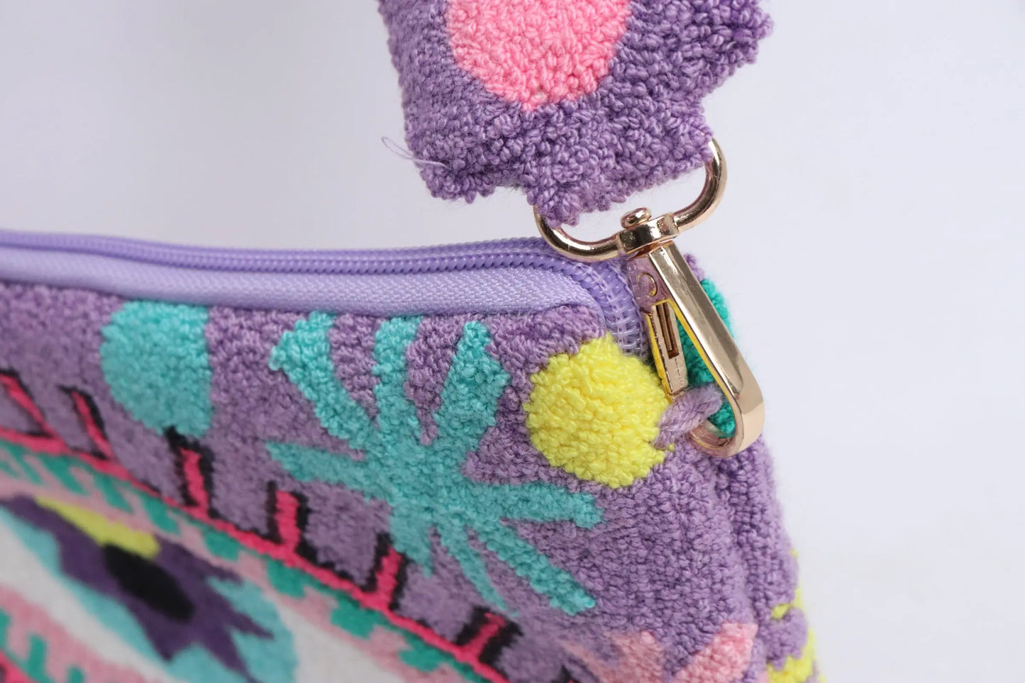 Joyful lila Eye Clutch - Limited Edition Best of Colombia