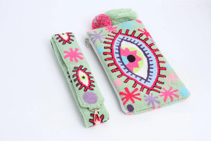 Joyful Lime Eye Clutch - Limited Edition Best of Colombia