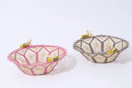 Raffia Bee Basket - 6 Colors Best of colombia