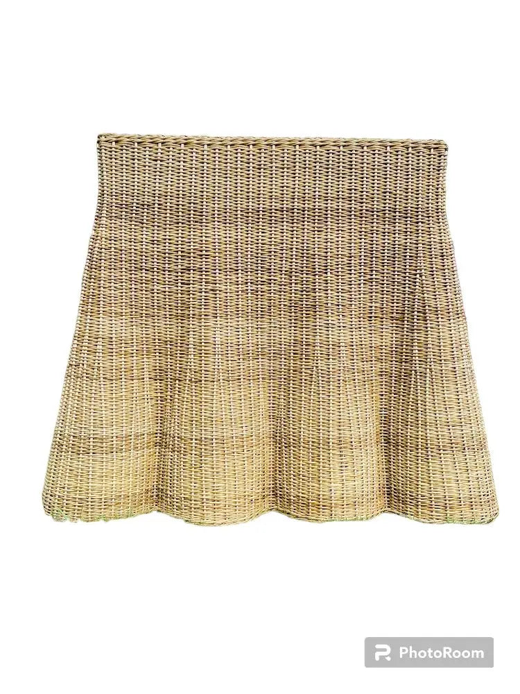 Scallop wicker/Rattan Console 36” Best of Colombia