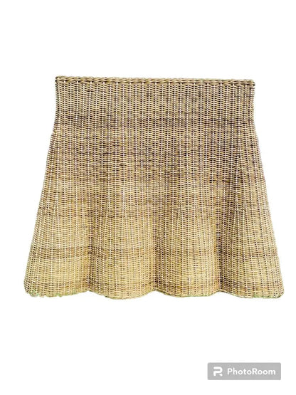 Scallop wicker/Rattan Console 36” Best of Colombia