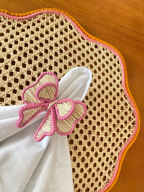 Colorfull Bow Tie Napkin Ring 10+ colors Best of Colombia
