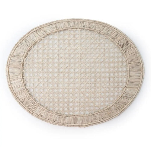 Oval Iraca/Raffia Placemats Bestofcolombia1
