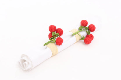 Tomato Iraca Napkin Ring Best of Colombia