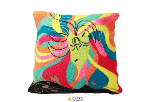 Fantasy Pillow Cover - 16” x 16” Best of Colombia