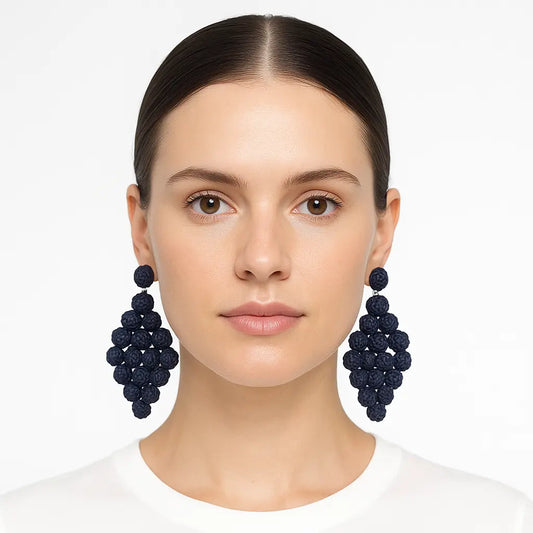 Diamons Iraca/Raffia Earrings Best of Colombia