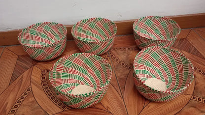 Woven baskets/bowls - Holiday Edition Raffia Bestofcolombia1