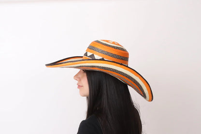 Orange Sombrero Vueltiao Hat Bestofcolombia1