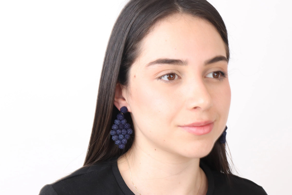 Diamons Iraca/Raffia Earrings Best of Colombia