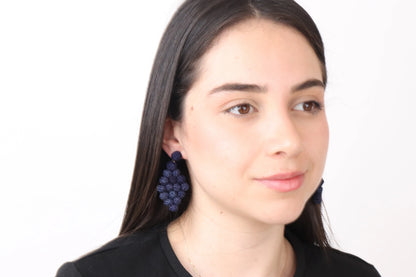 Diamons Iraca/Raffia Earrings Best of Colombia