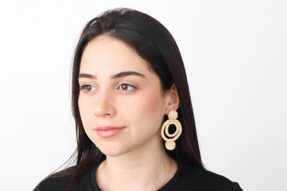 Natural Iraca Lara Earring Bestofcolombia1