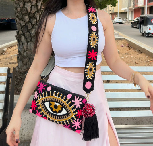 Joyful Black Eye Clutch - Limited Edition Best of Colombia