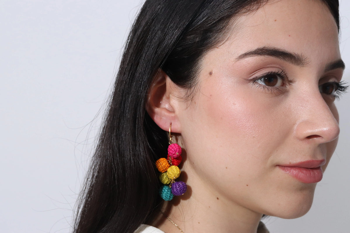 Bolas Arcoiris Earrings Best of Colombia